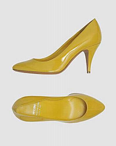 chaussure jaune femme pas chere