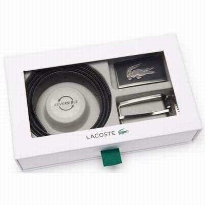 coffret ceinture lacoste