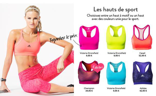 vetement de sport pas cher